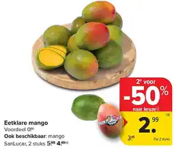Carrefour Eetklare mango aanbieding