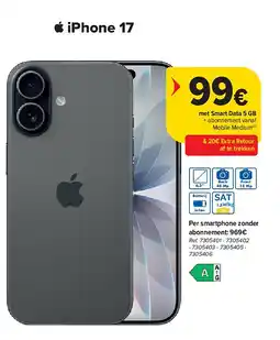 Carrefour iPhone 17 aanbieding