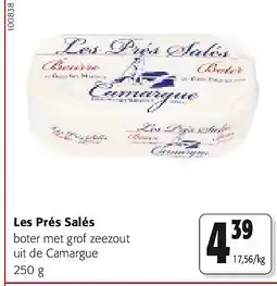 Colruyt Les Prés Salés boter met grof zeezout uit de Camargue 250 g aanbieding