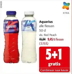 Colruyt Aquarius Red Peach aanbieding