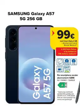 Carrefour SAMSUNG Galaxy A57 5G 256 GB aanbieding