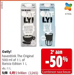Colruyt Oatly! 1 L aanbieding
