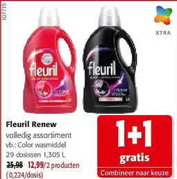 Colruyt Fleuril Renew Color wasmiddel 29 dosissen 1,305 L aanbieding