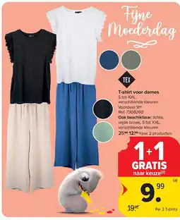 Carrefour T-shirt voor dames aanbieding