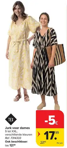 Carrefour Jurk voor dames aanbieding