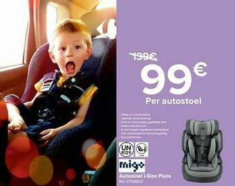 Carrefour Autostoel i-size pluto aanbieding