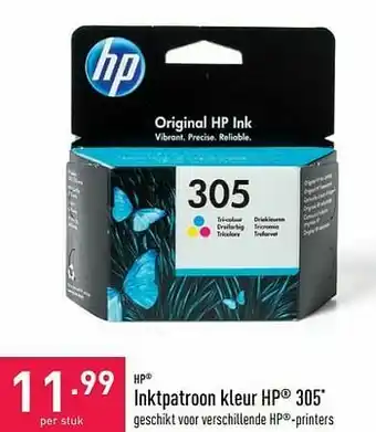 ALDI Inktpatroon kleur hp 305 aanbieding