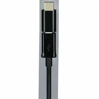 Hama 135723 Micro-USB B USB C Zwart USB-kabel