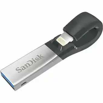 AUVA Sandisk SDIX30N-064G-GN6NN 64GB USB 3.0 (3.1 Gen 1) Type-A Zwart, Zilver USB flash drive aanbieding