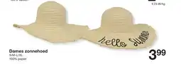 Zeeman Dames zonnehoed aanbieding