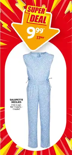 Trafic Salopette meisjes aanbieding