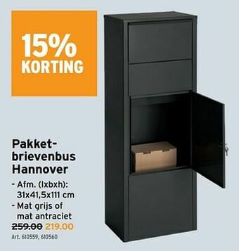 Pakketbrievenbus hannover