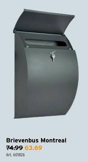 GAMMA Brievenbus montreal aanbieding