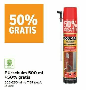 GAMMA Pu-schuim aanbieding