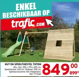 Trafic Hut en speeltoestel totem aanbieding