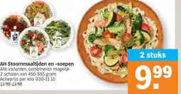 Albert Heijn Ah stoommaaltijden en soepen aanbieding