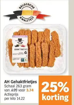 Albert Heijn Ah gehaktfrietjes aanbieding