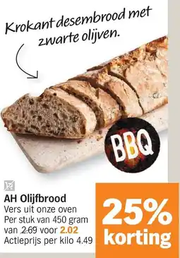 Albert Heijn Ah olijfbrood aanbieding