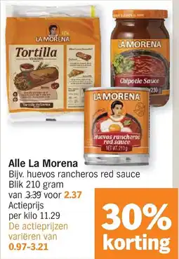 Albert Heijn Alle la morena aanbieding