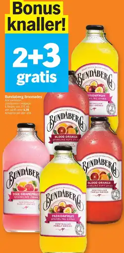 Albert Heijn Bundaberg limonades aanbieding