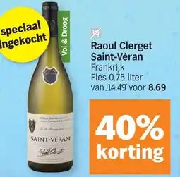 Albert Heijn Raoul Clerget Saint-Véran aanbieding