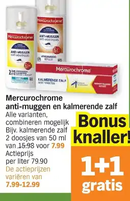 Albert Heijn Anti-muggen en kalmerende zalf aanbieding