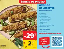 Carrefour Market Gevulde courgettes aanbieding
