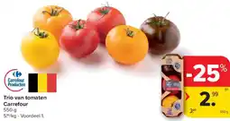 Carrefour Market Trio van tomaten carrefour aanbieding
