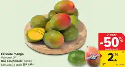 Carrefour Market Eetklare mango aanbieding
