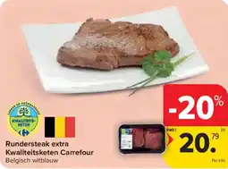 Carrefour Market Rundersteak extra kwaliteitsketen carrefour aanbieding