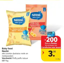 Carrefour Market Baby food Nestlé aanbieding
