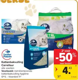 Carrefour Market Kattenbakvulling Carrefour aanbieding