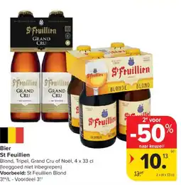 Carrefour Market Bier St Feuillien aanbieding