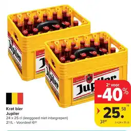 Carrefour Market Krat bier Jupiler aanbieding
