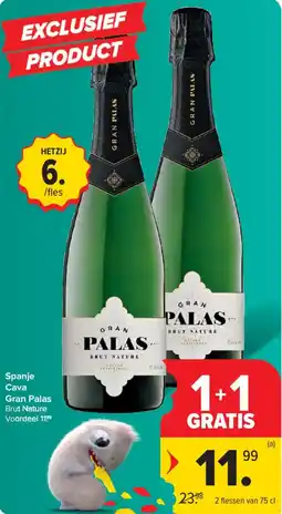 Carrefour Market Spanje Cava Gran Palas aanbieding