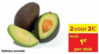 Carrefour Eetklare avocado aanbieding