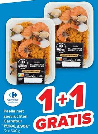 Carrefour Paella met zeevruchten carrefour aanbieding