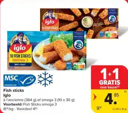Carrefour Market Iglo Fish sticks aanbieding