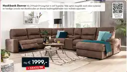 Woonsquare Hoekbank Denver aanbieding