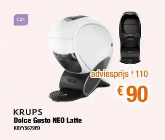Krups dolce gusto neo latte KRYY5679FD