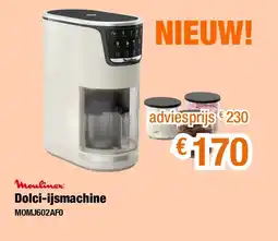 Expert Moulinex Dolci-ijsmachine MOMJ602AFO aanbieding