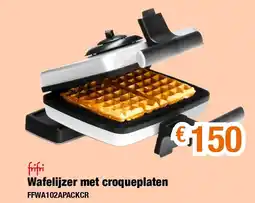 Expert Frifri wafelijzer met croqueplaten FFWA102APACKCR aanbieding