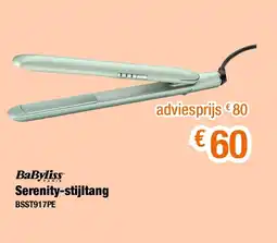 Expert BaByliss Serenity stijltang BSST917PE aanbieding