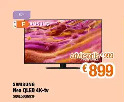 Expert Samsung neo QLED 4K TV SQQE50QN93F aanbieding