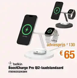 Expert Belkin BoostCharge Pro Qi2-laadstandaard ITBEWIZO32KQWH aanbieding