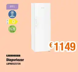 Expert Liebherr diepvriezer LBFND523720 aanbieding