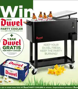 BelBev Düvel party cooler aanbieding