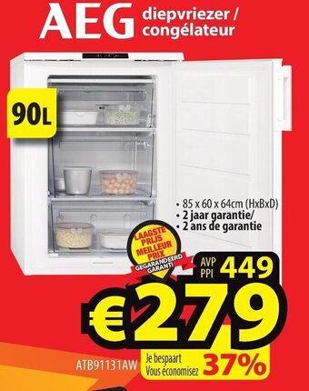 AEG diepvriezer/congelateur
