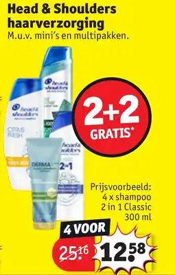 Kruidvat Head & Shoulders haarverzorging aanbieding