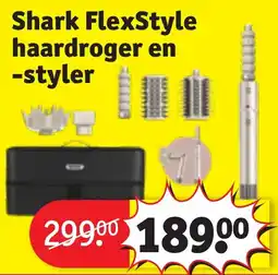 Kruidvat Shark flexstyle haardroger en styler aanbieding